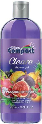 Clear Shower Gel Passion of Fruits 500ml