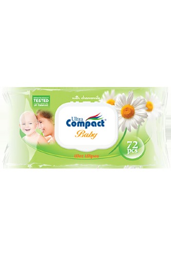 Baby Wet Wipes with Chamomile 72pcs