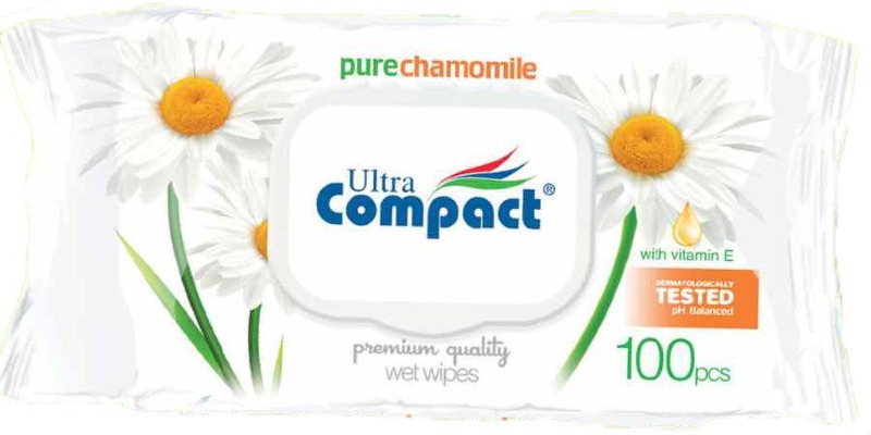 Premium Wet Wipes Pure Chamomile 100pcs