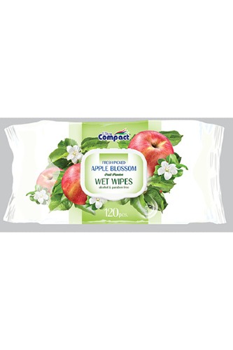 Wet Wipes Apple Blossom 120pcs