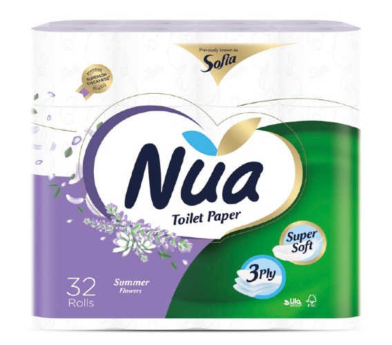 Paper Towel 32 Rolls Summer Flowers