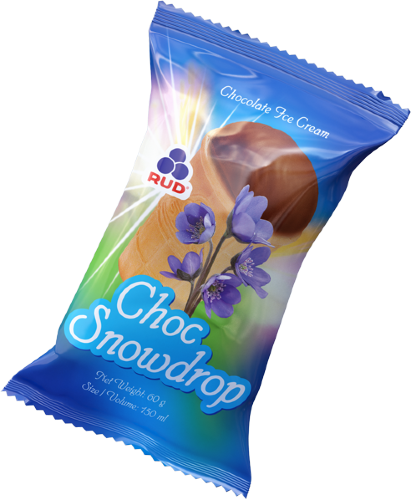 Chocolate Ice Cream Choco Snowdrop 60g