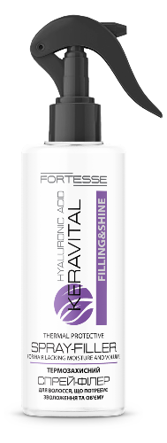 Spray-Filler for Hair Lacking Moisture and Volume