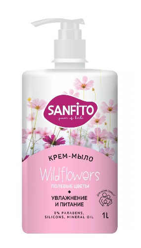 Cream Soap Wildflowers 1 L