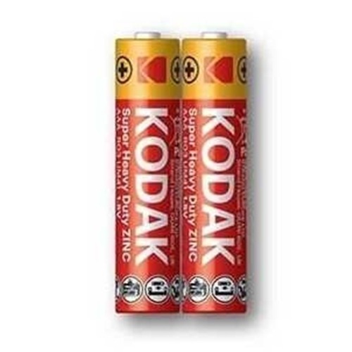 Kodak ZINC სუპერ გამძლე AAA ზომის ელემენტი - 2 ცალი (SHRINK)