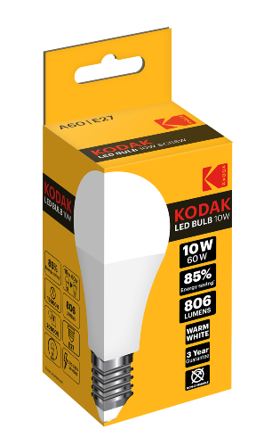 Kodak ნათურა A60 9W თბილი ნათება
