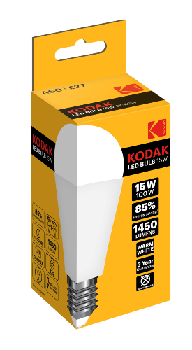 Kodak ნათურა A60 15W ცივი ნათება