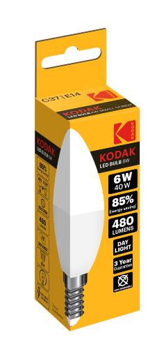 Kodak ნათურა C37 W6 ნეიტრალური ნათება