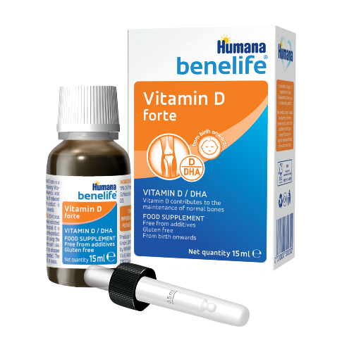 Benelife Vitamin D3 Forte 400IU+DHA, 15ml